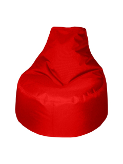 M&M sedací křeslo crazy červená