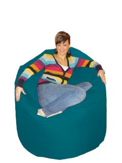 M&M sedací hruška Cool 140x100cm tyrkysová