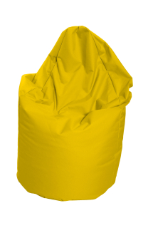 M&M sedací hruška Bag 135x70cm žlutá