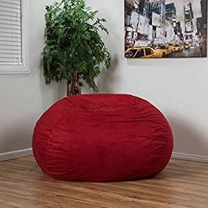 M&M sedací hruška Dix 85x135cm červená